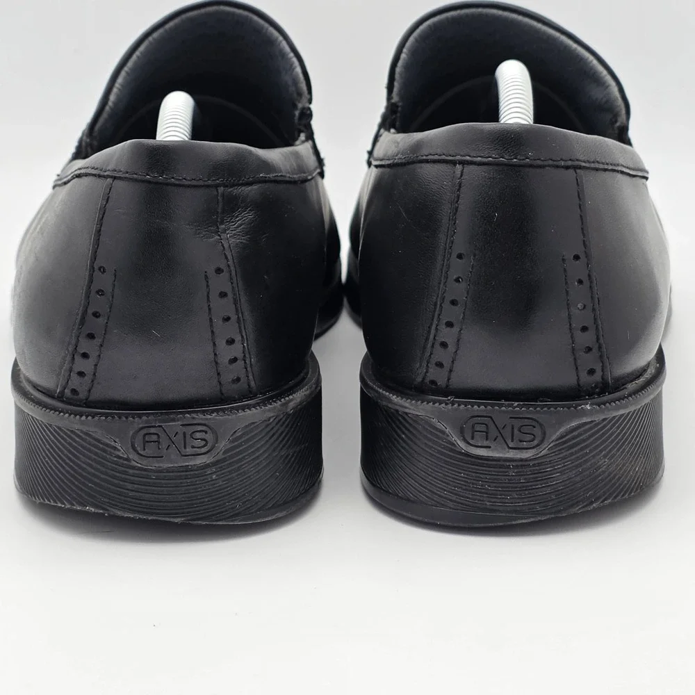 Johnston & Murphy Penny Loafer Men 11.5 Dual Width Black Waterproof Leather Shoe